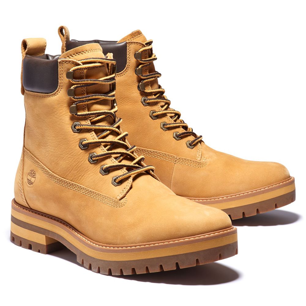 Timberland Μποτες Χιονιού Ανδρικα Καφε - Courma Guy Waterproof - Greece 2136970-JM